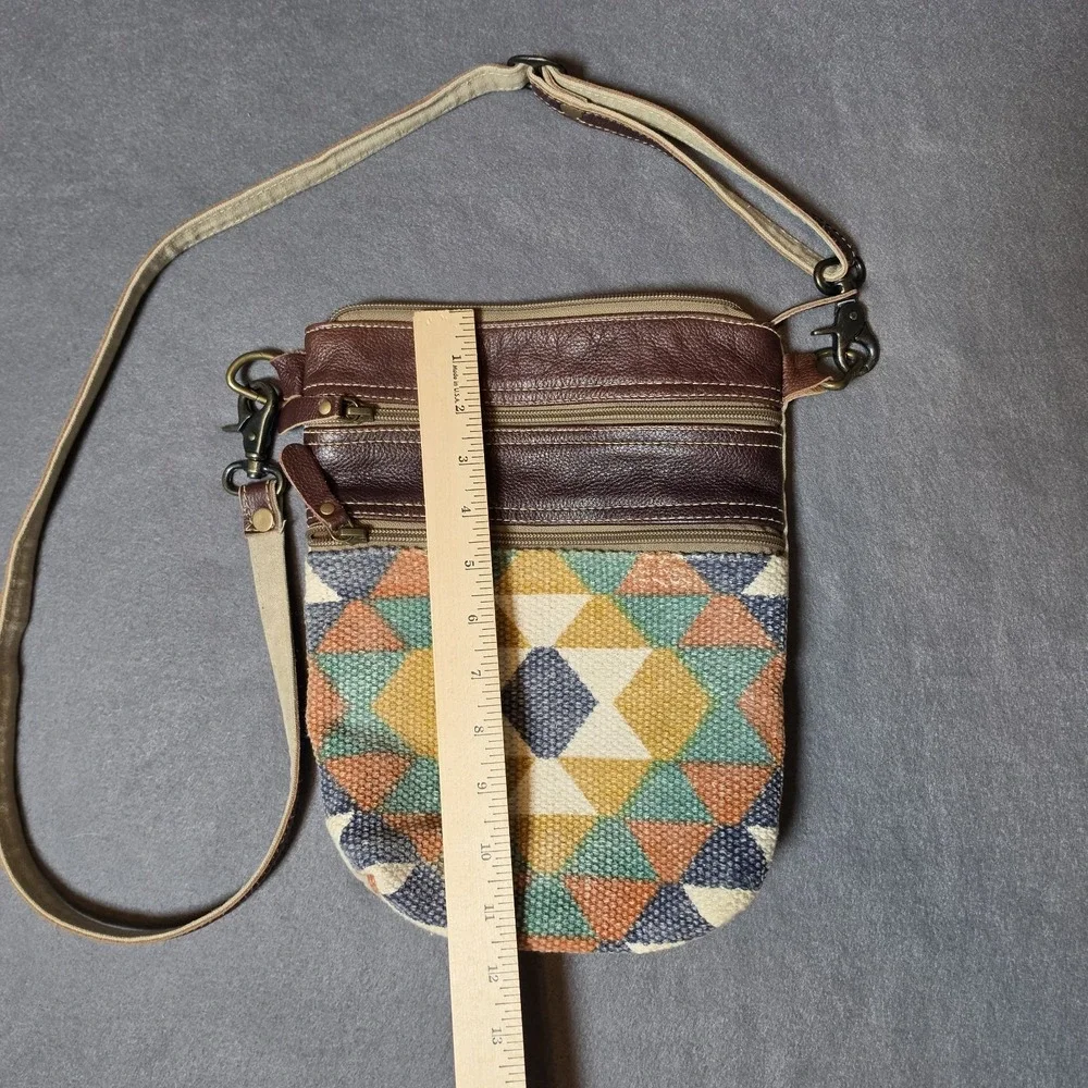 Myra Crossbody Bag Geometric Print Purse